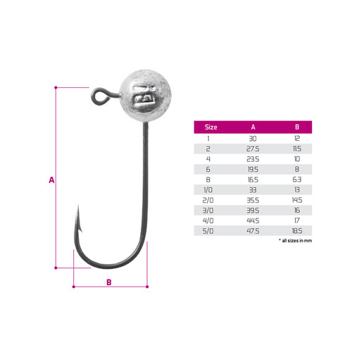 Micro jig fej Delphin BOMB! / 5db - 3g-3/0 - Image 2