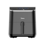 MIDEA MAD55005APKH Air Fryer, forrólevegős fritőz, 4.6 l kosár, 5.7 l üst, 1500 W, 60 p időzítő, 200 °C hőmérséklet, lecsatolható sütőkosár - Image 4