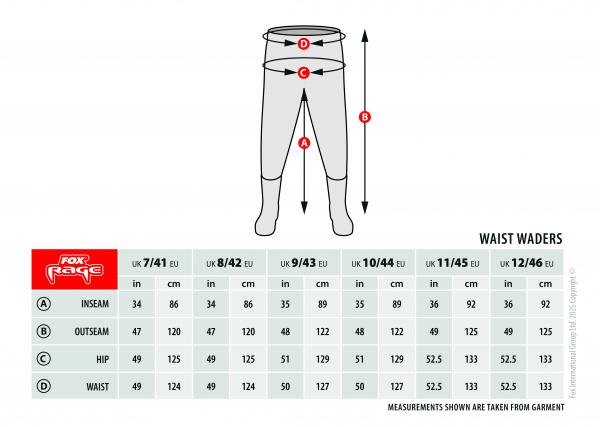 Fox rage lightweight waist wader - 9/43 gázlónadrág - Image 10