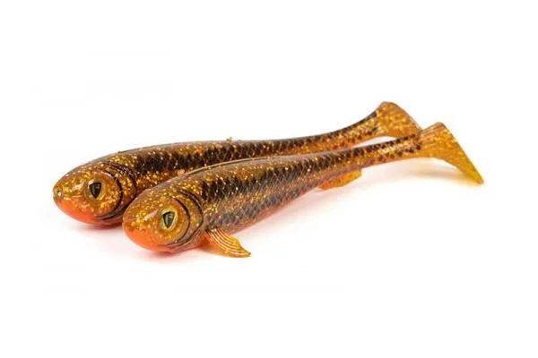 Fox rage new super slick shad colours 18cm/7" x2 uv goldie gumihal - Image 9