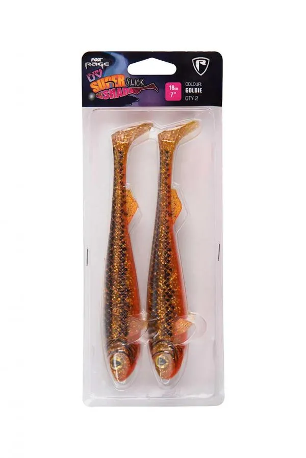 Fox rage new super slick shad colours 18cm/7" x2 uv goldie gumihal - Image 10