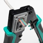 Pro'skit CP-342 UTP-RJ45-8P8C gyorskrimpelő fogó, nyitott végű dugókhoz, biztonsági zár, gyors - Image 6
