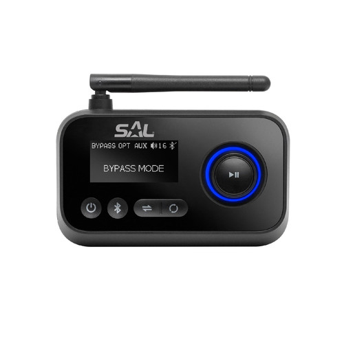 SAL BTRC 1000 sztereó streaming box, ByPass, digitális-analóg átalakító, 2 BT eszköz, USB-C, Toshlink - Image 4