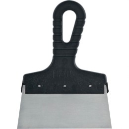 SIBRTEH 150mm spatulya rozsdamentes, műanyag nyéllel