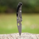 True Utility Skeletonknife, TU571K, 4 cm rozsdamentes acél penge, eloxált alumínium tok, karabiner rögzítési pont, jobb és balkezes - Image 6