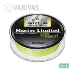 Varivas Trout Area Master Limited PE Yellow Fluo 75m #0,15 4,5lbs fonott zsinór