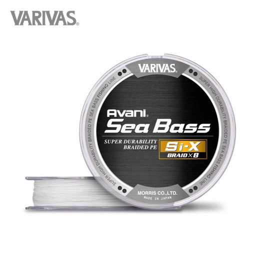 Varivas Avani Sea Bass SI-X PE X8 Premium White 150m #1,2 0,185mm 25lbs fonott zsinór - Image 2