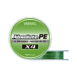 Varivas Absolute Premium PE X4 Marking Green 150m #0,3 0,085mm 7lbs fonott zsinór