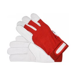 YATO Xl-10 piros bőr-pamut munkavédelmi kesztyű