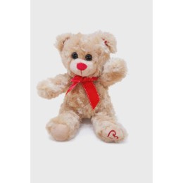 Plüss puha-selymes Maci 24 cm -Barna