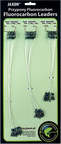 Jaxon fluorocarbon jerk 20kg 20cm,25cm,30cm drótelőke