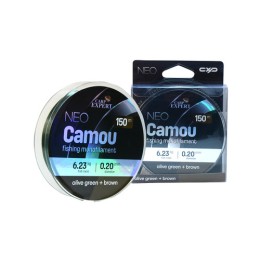 CARP EXPERT NEO CAMOU 0,20MM 150MOLIVE GEEN + BROWN 6,226KG