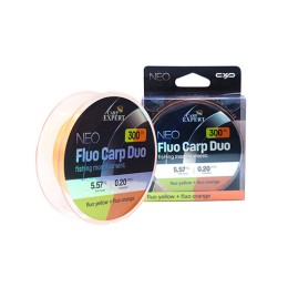 CARP EXPERT NEO FLUO CARP DUO 0,25MM 300MFLUO YELLOW + FLUO ORANGE 8,91KG