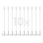 Delphin Braided Sting Feeder Rig / 10db - 12cm/0,14mm/Chinu #8 - Image 4