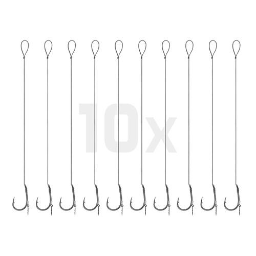 Delphin Braided Sting Feeder Rig / 10db - 12cm/0,20mm/Turner #4 - Image 4