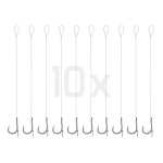 Delphin Fluoro Sting Feeder Rig / 10db - 12cm/0,26mm/Chinu #6 - Image 4