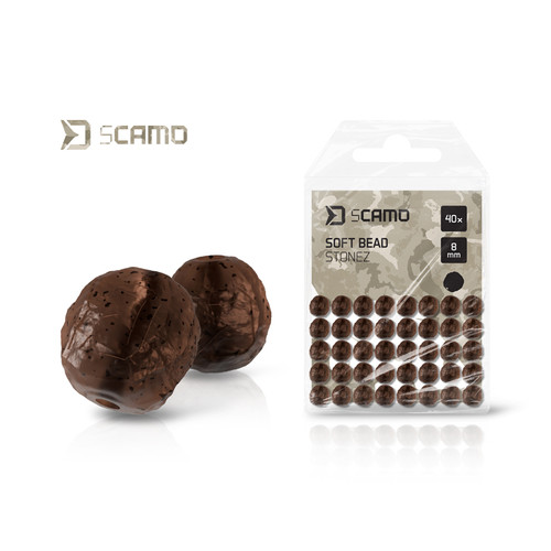 Delphin sCAMO STONEZ puha ütköző gyöngyök 40 db - 8mm