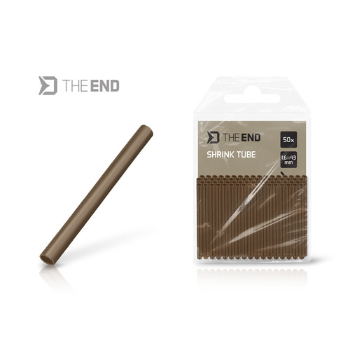 Delphin THE END zsugorcső / 50 db - 1,6 mm × 43 mm / barna