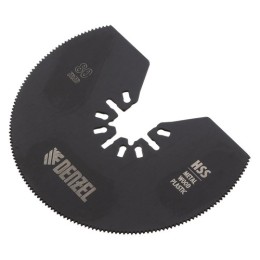 DENZEL 80 x 1,2 mm HSS szegmens fűrészlap multifunkciós géphez, fém/ fa/ műanyag, félkör, finom fogazat