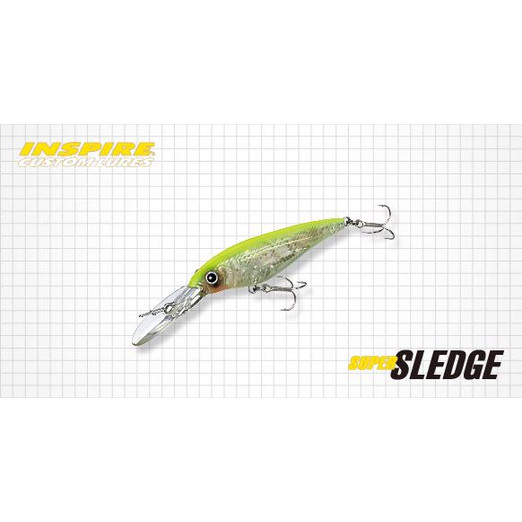 Evergreen Super Sledge 6cm 5g #106 Ghost Silver wobbler - Image 2