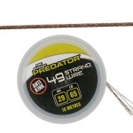 Fox rage predator 19 -and- 49-strand coated steel wire fox rage predator 49-strand coated steel wire 10m 26lb/12kg