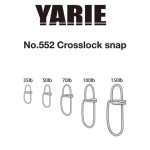 Yarie 552 Crosslock Snap 70LB kapocs