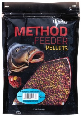 Jaxon pellets method feeder ananász/eper/tutti-frutti 500g 2mm etető pellet