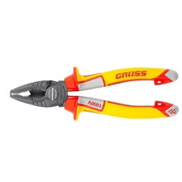 GROSS 180mm Professional szigetelt kombinált fogó 1000 V-ig