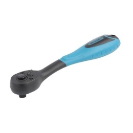 GROSS 215mm 1/4 racsnis hajtószár 72 fogas gyorskioldós softgrip markolattal