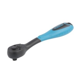 GROSS 265mm 3/8 racsnis hajtószár 72 fogas gyorskioldós softgrip markolat