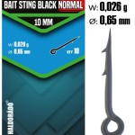Haldorádó bait sting black fekete csalitüske normal 10 mm