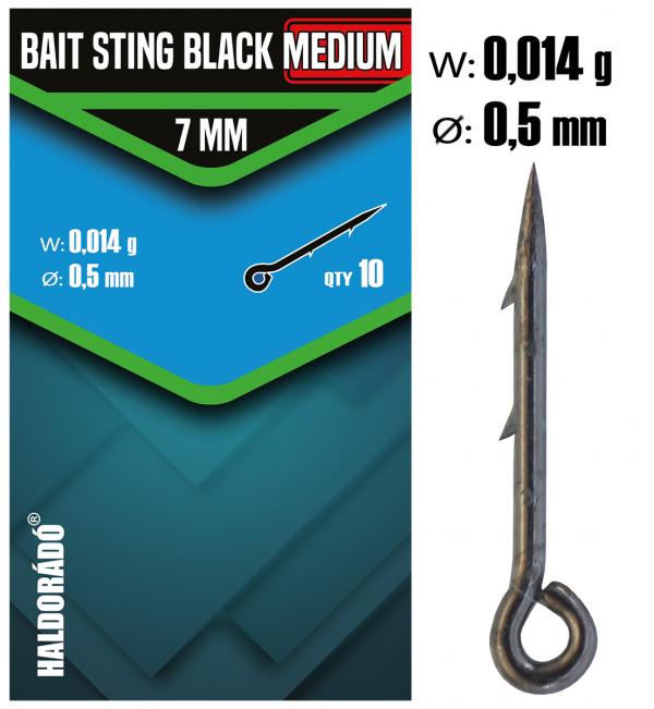 Haldorádó bait sting black fekete csalitüske medium 7 mm