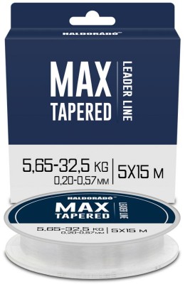 Haldorádó max tapered leader 5x15 m - 0,20-0,57 mm dobóelőke