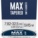 Haldorádó max tapered leader 5x15 m - 0,26-0,57 mm dobóelőke
