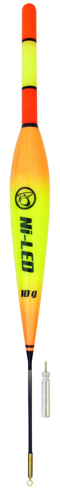 Haldorádó ni-led világító úszó 10 g + ajándék lithium elem