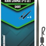 Haldorádó kwik change 5+5 set short - extra gyors horogelőke kapocs + gumikúp, rövid
