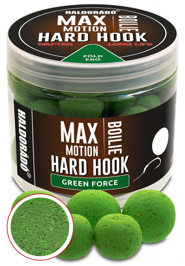 Haldorádó max motion boilie hard hook wafter 16, 20 mm - green force