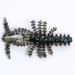 HiKi- Krill apró rák formájú gumicsali 40 mm-WD06 - Fehér - Image 3