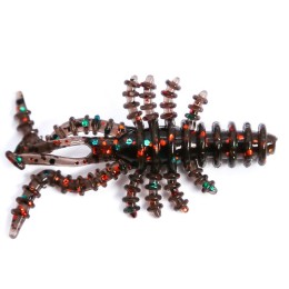 HiKi- Krill apró rák formájú gumicsali 40 mm-WD06 - Fekete-Piros