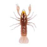 LIVETARGET 2.8" CRAWFISH UN-RIGGED BROWN / YELLOW 71 MM SINKING 6DB/CS