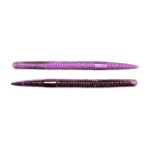 LIVETARGET 3" STICK WORM PURPLE / BLACK 76 MM SINKING