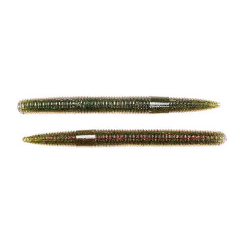 LIVETARGET 6" STICK WORM GREEN / RED 150 MM SLOW SINKING