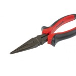 MTX 160mm BlackNickel kúpos hosszú csőrű fogó két komponensű nyél