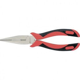 MTX 160mm hosszú kúpos csőrű fogó, nikkelezett, kétkomponensű markolat, GRAND LINE