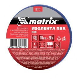 MTX 19mmx10m szigetelőszalag kék