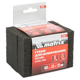 MTX befejező csiszoló szivacs 100x70x25mm puha 3db
