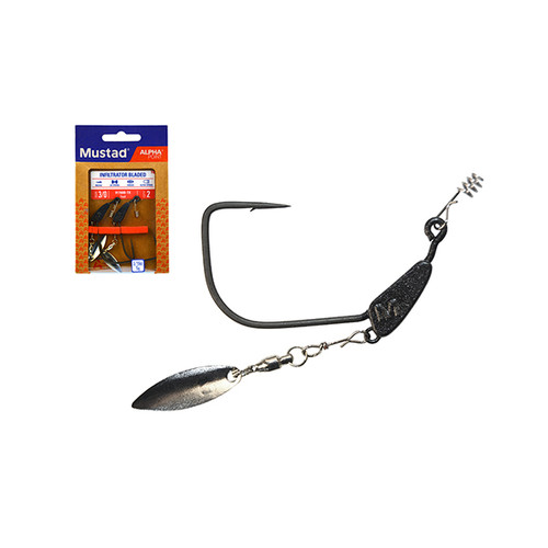 MUSTAD INFILTRATOR BLADE WEIGHTED, 10/0, 10G 2PCS/BAG