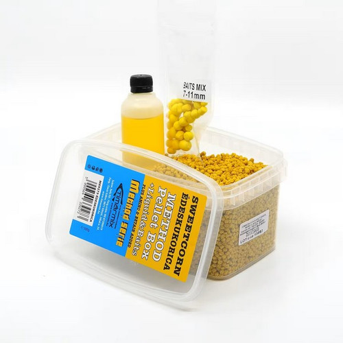TIMÁR MIX PELLET BOX+LIQUID+BAITS MIX (GRATIS) FRUIT-MIX 500G