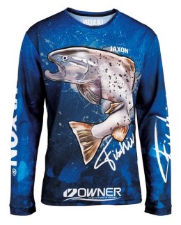 Jaxon shirt long sleeve l blue trout