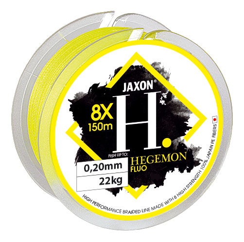 Jaxon hegemon 8x fluo braided line 0,25mm 200m